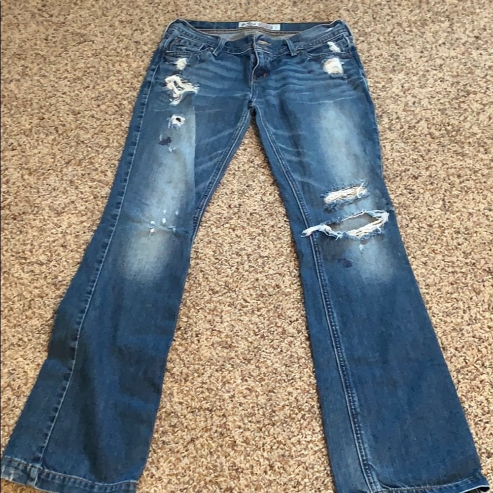 Distressed Hollister jeans